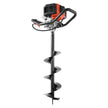 VEVOR Post Hole Digger, 43cc 1250W Auger Post Hole digger, Gas Powered Earth Digger with 8