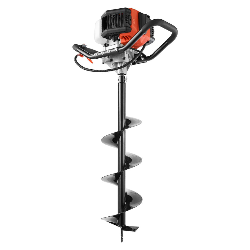 VEVOR Post Hole Digger, 43cc 1250W Auger Post Hole digger, Gas Powered Earth Digger with 8