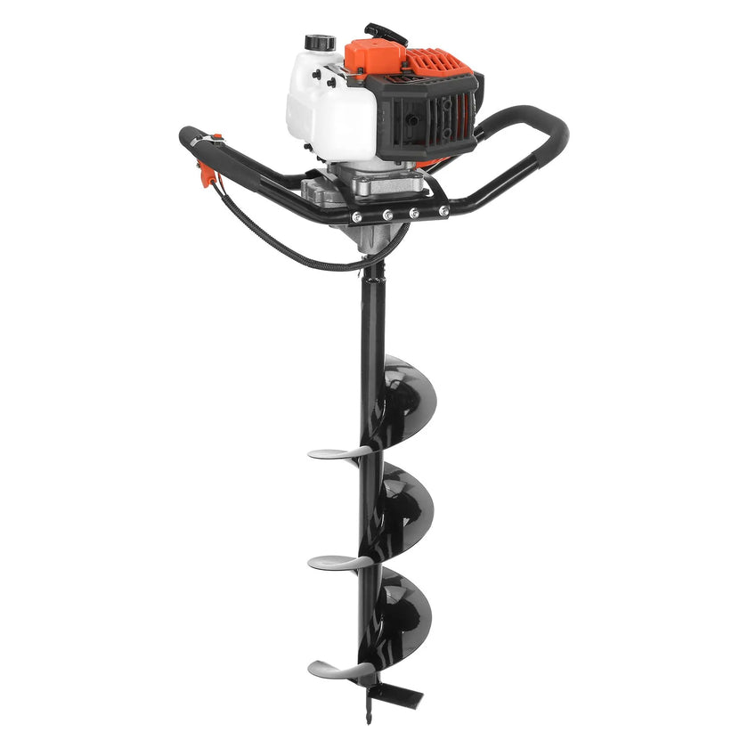 VEVOR Post Hole Digger, 43cc 1250W Auger Post Hole digger, Gas Powered Earth Digger with 8