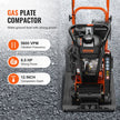 VEVOR Plate Compactor, 6.5 HP 196CC Gas Engine 5,600 VPM, 4,200 lbs Force Vibratory Compaction Tamper with 22.1 x 15.9 in Plate for Walkways, Patios, Asphalts, Paver Landscaping, EPA & CARB Compliant