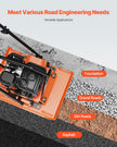 VEVOR Plate Compactor 7.0 HP Engine 432 sq. in Plate 5400 RPM Ground Compactor