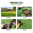 VEVOR Artifical Grass, 3 x 5 ft Rug Green Turf, 1.38