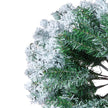 VEVOR Christmas Tree 6.5ft Prelit Flocked Xmas Tree with 250 LED Lights 814 Tips
