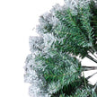 VEVOR Christmas Tree 7.5ft Prelit Flocked Xmas Tree with 550 LED Lights 1346 Tip