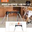 VEVOR Miter Saw Stand 330lbs Load Capacity Steel 29.1