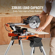 VEVOR Miter Saw Stand 330lbs Load Capacity Steel 29.1