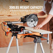 VEVOR Miter Saw Stand 300lbs Load Capacity Steel Collapsible Stand for Miter Saw