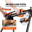 VEVOR Miter Saw Stand 550lbs Load Capacity Steel Collapsible Stand for Miter Saw