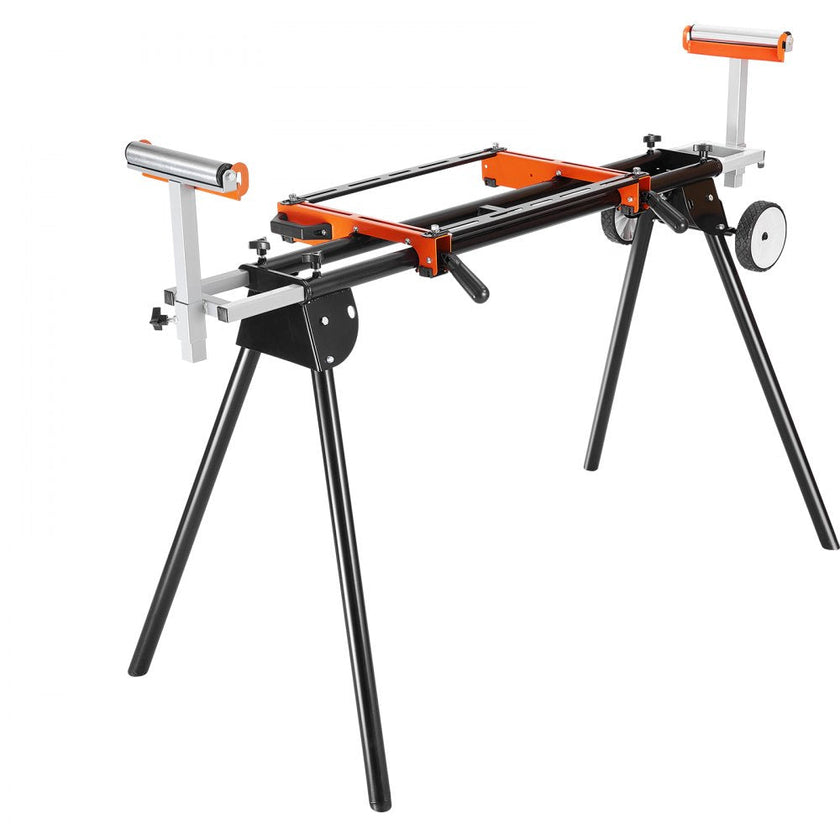 VEVOR Miter Saw Stand 550lbs Load Capacity Steel Collapsible Stand for Miter Saw