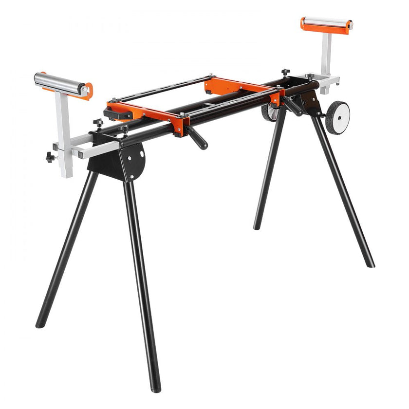 VEVOR Miter Saw Stand 550lbs Load Capacity Steel Collapsible Stand for Miter Saw