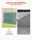 VEVOR Chain Link Fence Privacy Slats Double-Wall with Wings for 4' High Fence
