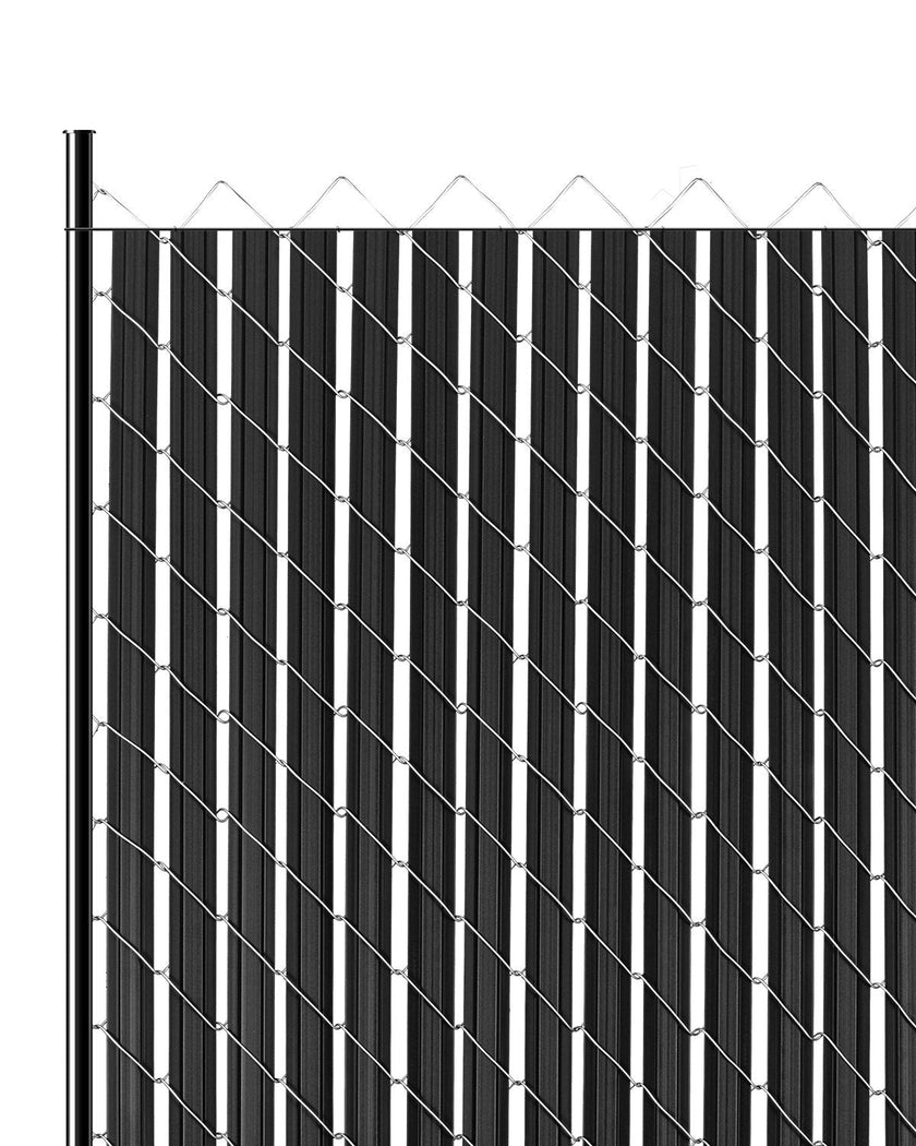VEVOR Chain Link Fence Privacy Slats Double-Wall with Wings for 8' High Fence