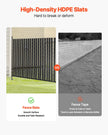 VEVOR Chain Link Fence Privacy Slats Double-Wall with Wings for 6' High Fence