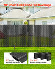 VEVOR Chain Link Fence Privacy Slats Double-Wall with Wings for 6' High Fence