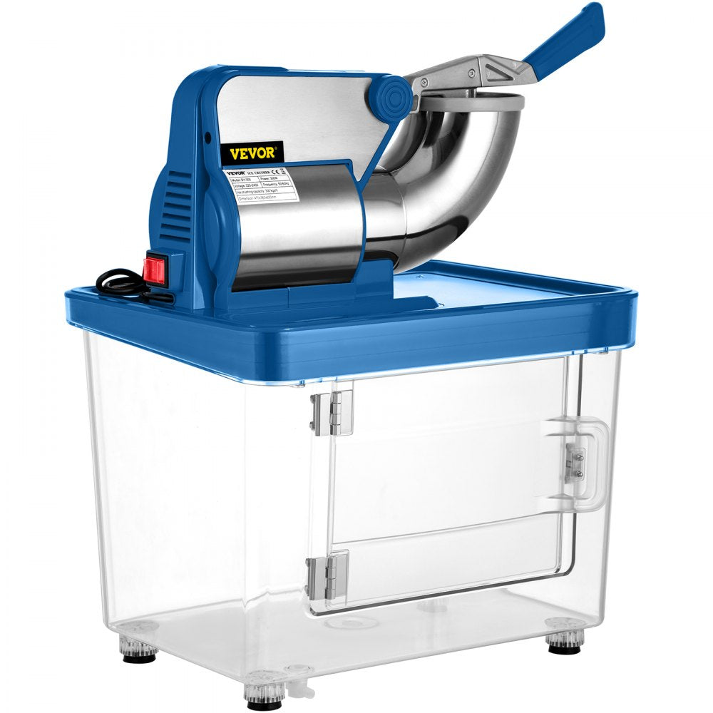 Commercial Snow Cone Machine Ice Shaver Ice Crusher Ice Blender Dual Blades Etl