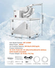 VEVOR Commercial Ice Crusher 661LBS/H, 350W Electric Snow Cone Machine with 4 Blades, 1400RPM Stainless Steel Shaved Ice Machine with 11 Gal Crushed-Ice Box, for Family Restaurants Bars, White
