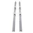 VEVOR 2PCS Linear Rail 0.78-47 Inch, Linear Bearings and Rails with 4PCS SBR20UU Bearing Block, Linear Motion Slide Rails for DIY CNC Routers Lathes Mills, Linear Slide Kit fit X Y Z Axis