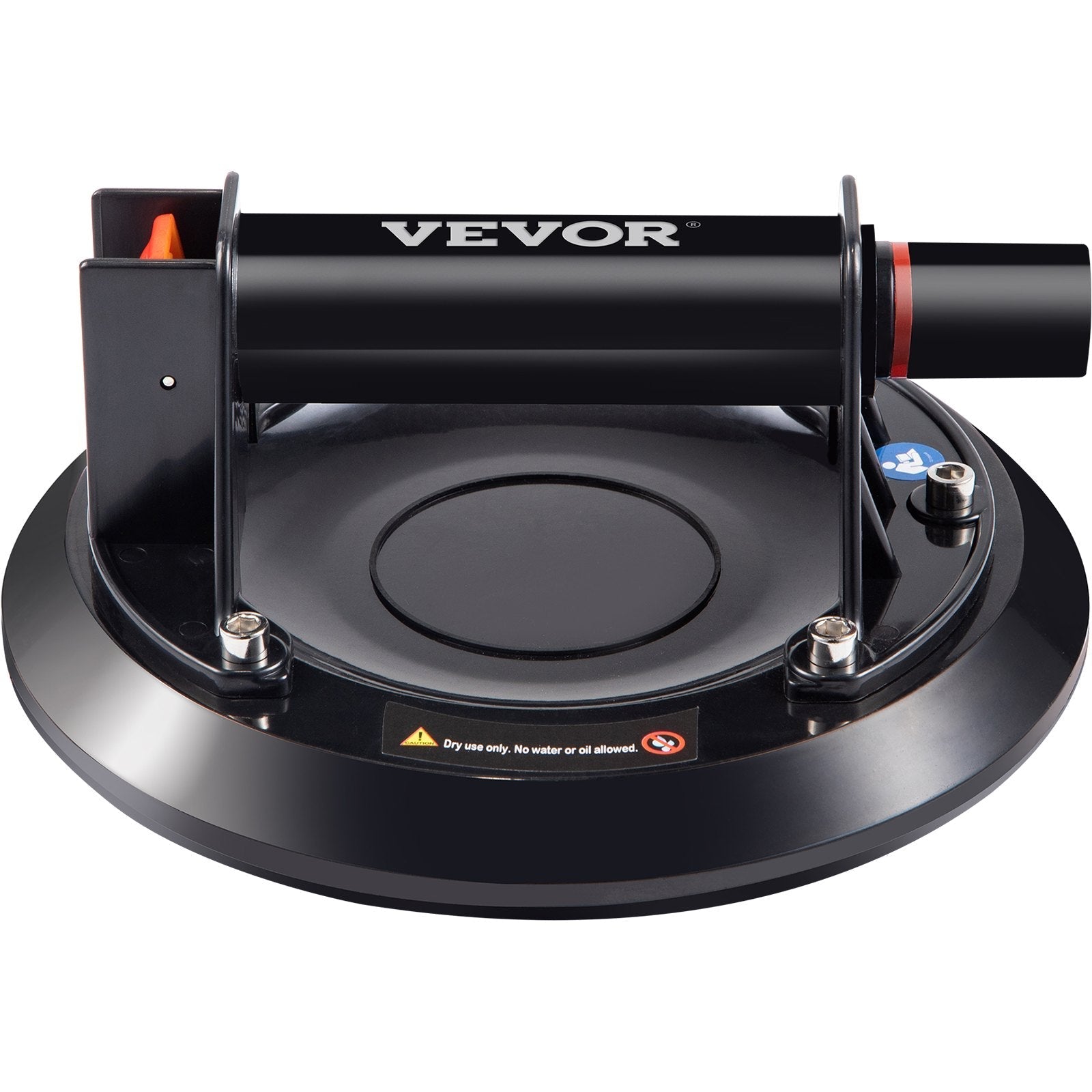 VEVOR Glass Lifting Vacuum Suction Cup, 8'' Glass Lifter Suction Cup, 220lbs Load Capacity Glass Lifting Suction Cup, Heavy-Duty Hand-Held Glass Lifter For Moving Large Granite Tile & Replacing Window