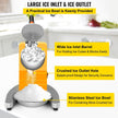 VEVOR Electric Ice Shaver Crusher, 210LBS/H Snow Cone Maker Machine w/ Dual Stainless Steel Blades, 300W 1450 RPM Shaved Ice Machine w/ Ice Plate & Additional Blade, for Home and Commercial Use, 110V