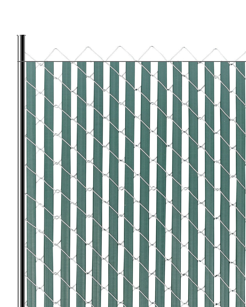 VEVOR Chain Link Fence Privacy Slats Double-Wall for 4' High Fence Bottom Lock