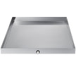 VEVOR 18 GA Thickness Washing Machine Drip Pan 304 Stainless Steel Heavy Duty Compact Washer Drain with Hole, 32 x 30 x 2.5 Inch