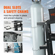 VEVOR Welding Cart, 3-Tier Welder Cart Heavy Duty with 400Lbs Static Weight Capacity, 360° Swivel Wheels, Tank Storage Safety Chains, Rolling MIG Welder Cart for TIG, ARC, MMA Welding Machine