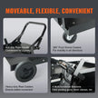 VEVOR Welding Cart, 3-Tier Welder Cart Heavy Duty with 400Lbs Static Weight Capacity, 360° Swivel Wheels, Tank Storage Safety Chains, Rolling MIG Welder Cart for TIG, ARC, MMA Welding Machine