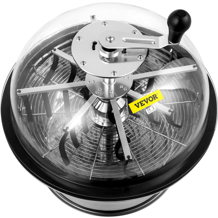 VEVOR Bowl Trimmer, 24 Inch Leaf Bowl Trimmer, Electric Hydroponic Pro Bowl Trimmer, Electric Leaf Bud Trim Reaper Cutter, Silver Twisted Spin Cut for Plants Buds and Flowers with Upgraded Gears