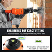 VEVOR Diamond Core Drilling Machine, 4in Handheld Wet Concrete Core Drill Rig, 1100-2400RPM Two Speed & 1-1/4