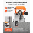 Wall Chaser, 4800W Electric Wall Groove Cutting Machine with 5 Blades & Precision Guide Line