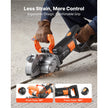 Wall Chaser, 4800W Electric Wall Groove Cutting Machine with 5 Blades & Precision Guide Line