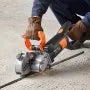 Wall Chaser, 4800W Electric Wall Groove Cutting Machine with 5 Blades & Precision Guide Line