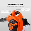 VEVOR Gas Leaf Blower, 26CC 2-Cycle Handheld Leaf Blower with A Fuel Tank, 2-in-1Gas-powered Blower 425CFM Air Volume 156MPH Speed, Ideal for Lawn Care, Leaf Cleaning, and Snow Removal