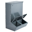 VEVOR Hog Feeder 3.7 Bushel Metal Double Door Pig Feeder Feeding up to 8 Hogs