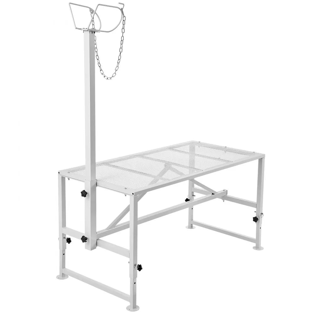 VEVOR Goat & Sheep Stand, 47x23 inch Livestock Stand, Metal Livestock Milking and Shearing Stand 21