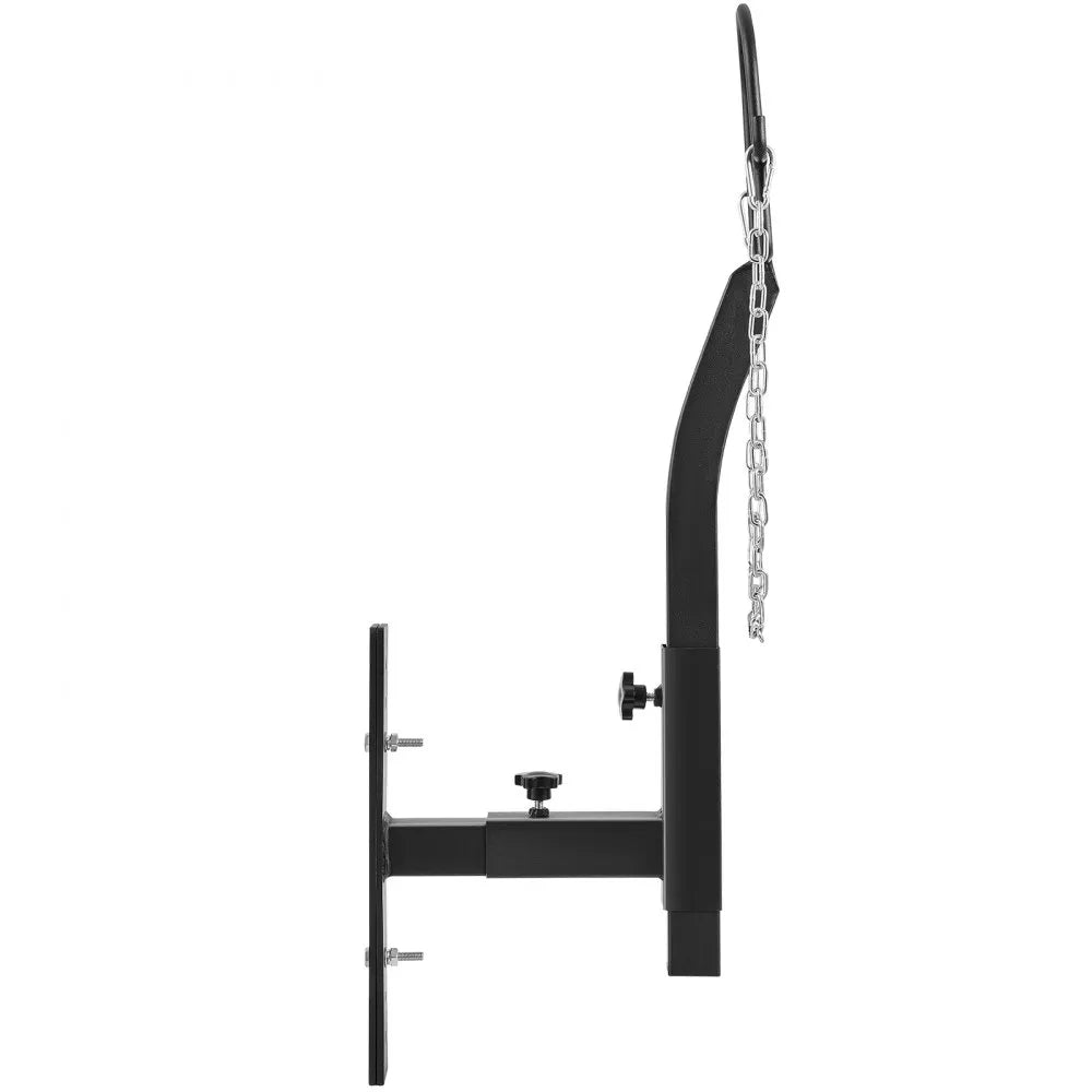 VEVOR Livestock Trimming Stand, Goat & Sheep Stand 9.37-12.8 inch Adjustable Height 0-5.4 inch Width, Metal Goat Milking and Shearing Stand Attachment Nose Loop Headpiece, Black