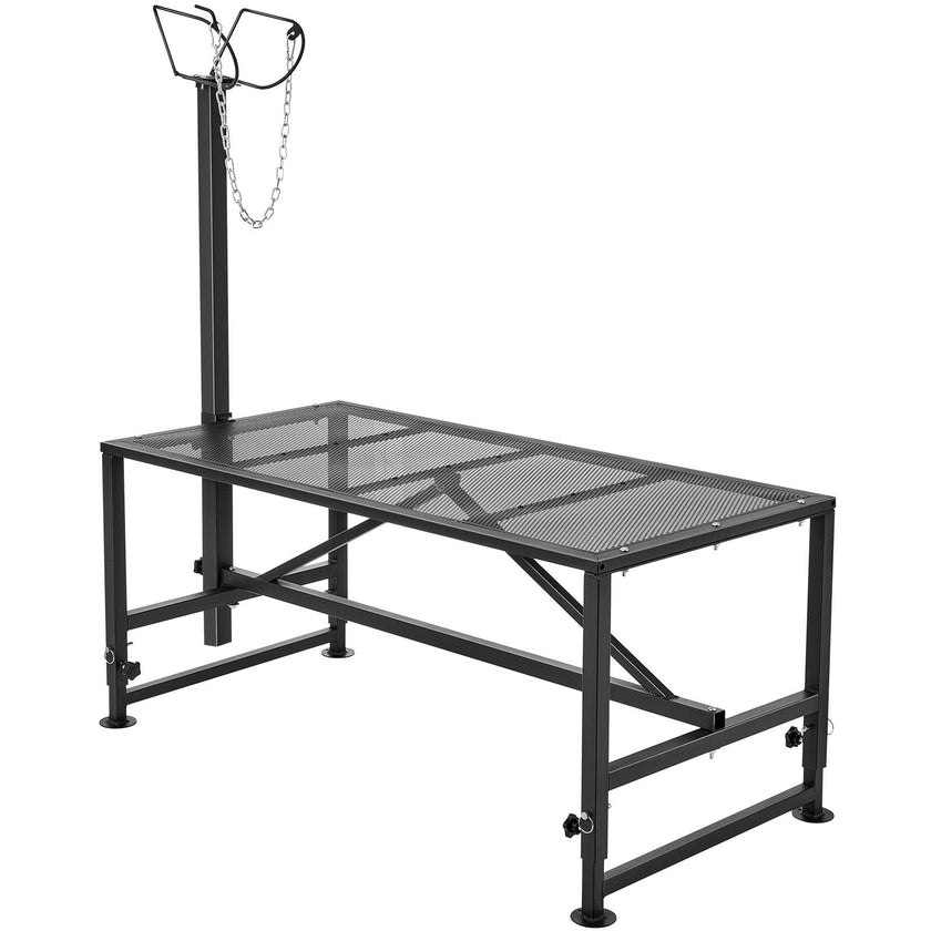 VEVOR Goat & Sheep Stand, 47x23 inch Livestock Stand, Metal Livestock Milking and Shearing Stand 21