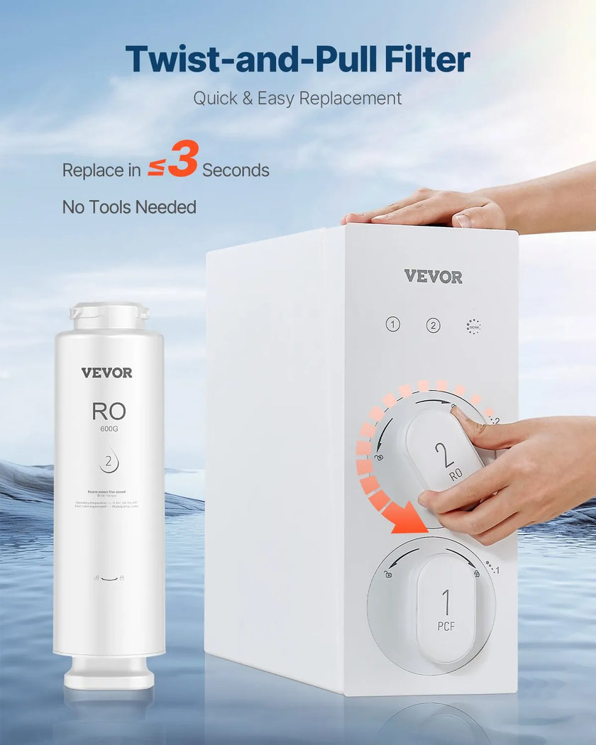 VEVOR Reverse Osmosis System Replacement for SS-003 Under Sink Water Filter
