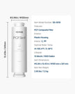 VEVOR PCF Composite Filter Replace for SS-001/003/005 Under Sink Water Filter