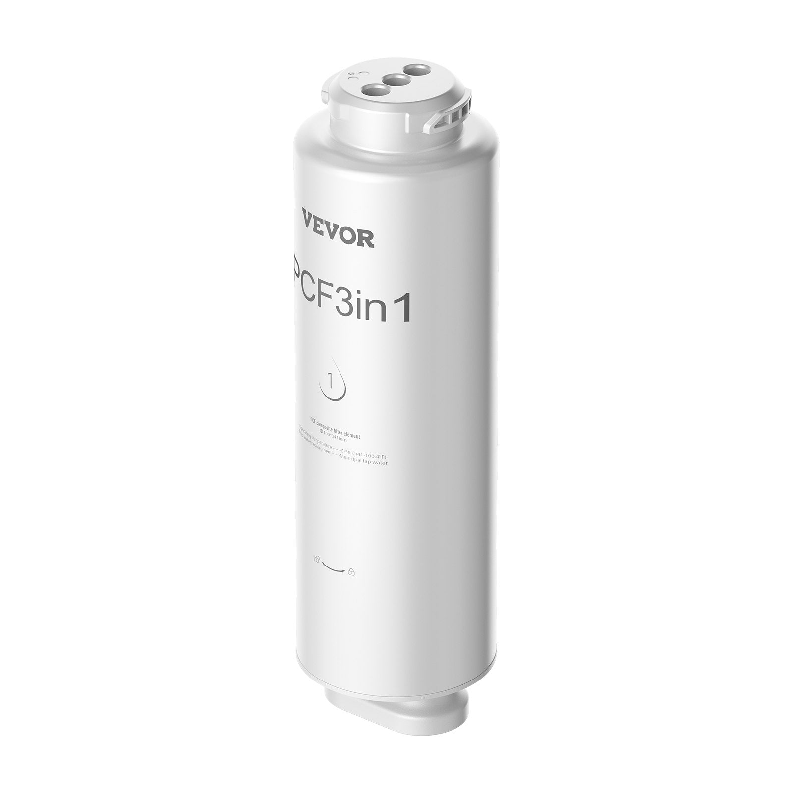 VEVOR PCF Composite Filter Replace for SS-001/003/005 Under Sink Water Filter