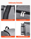 VEVOR Beach Picnic Backpack Bag for 4 Person with Cooler Compartment Grey