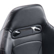 VEVOR 2 Set Racing Seat Adjustable Racing Chair with PVC Leather & Q235B Slider
