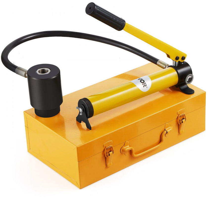 VEVOR 15 Ton Hydraulic Knockout Punch Driver Kit Hole Tool 1/2