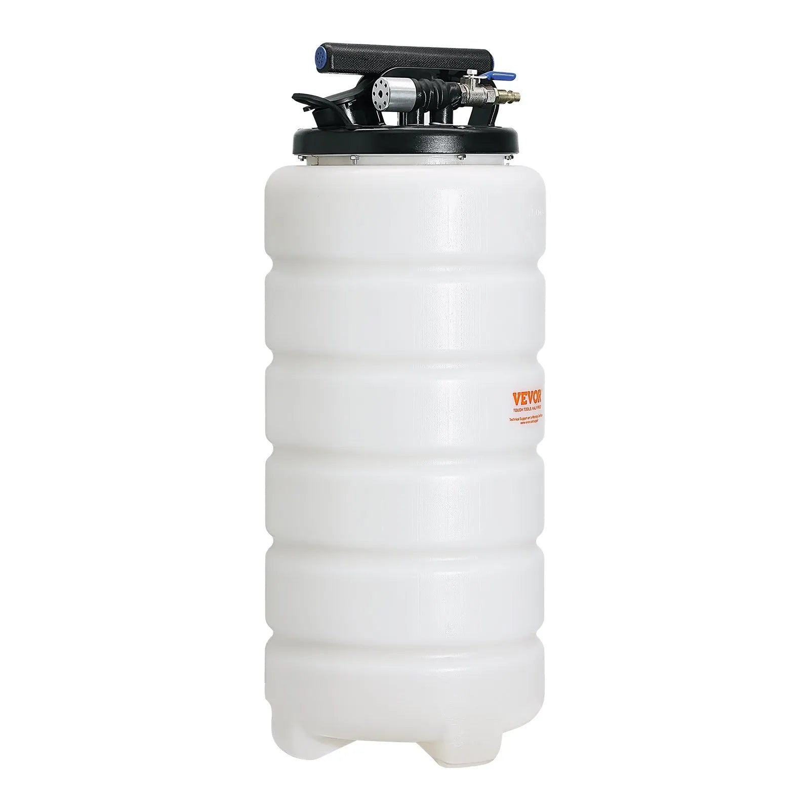 VEVOR Fluid Extractor, 4 Gallons (15 Liters), Pneumatic/Manual Oil Changer Vacuum Fluid Extractor with Dipstick and Suction Hose, Oil Extractor Change Pump for Automotive Fluids Vacuum Evacuation