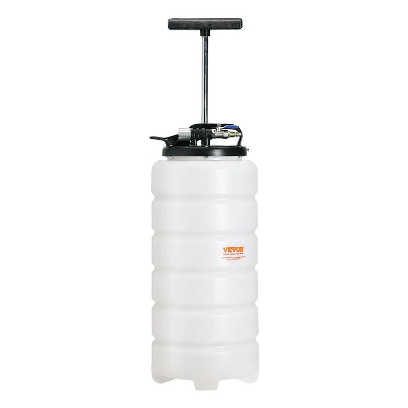 VEVOR Fluid Extractor, 4 Gallons (15 Liters), Pneumatic/Manual Oil Changer Vacuum Fluid Extractor with Dipstick and Suction Hose, Oil Extractor Change Pump for Automotive Fluids Vacuum Evacuation