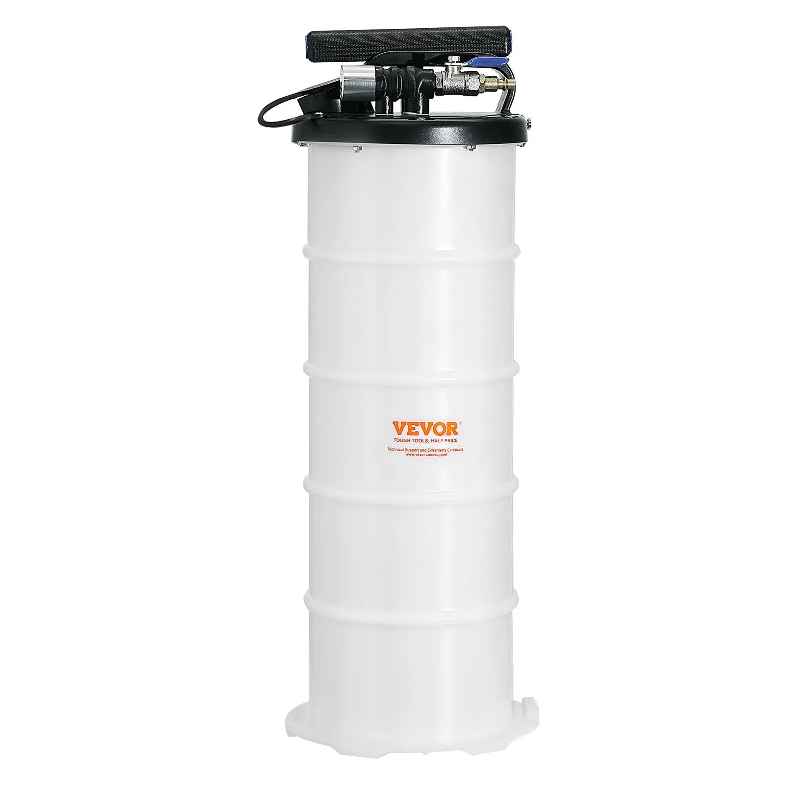 VEVOR Fluid Extractor, 1.74 Gallons (6.5 Liters), Pneumatic/Manual Oil Changer Vacuum Fluid Extractor with Dipstick and Suction Hose, Oil Extractor Change Pump for Automotive Fluids Vacuum Evacuation