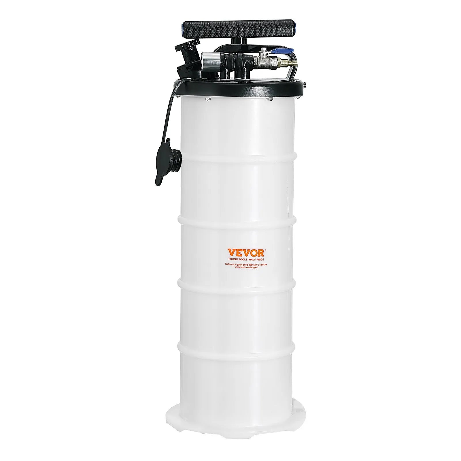 VEVOR Fluid Extractor, 1.74 Gallons (6.5 Liters), Pneumatic/Manual Oil Changer Vacuum Fluid Extractor with Dipstick and Suction Hose, Oil Extractor Change Pump for Automotive Fluids Vacuum Evacuation