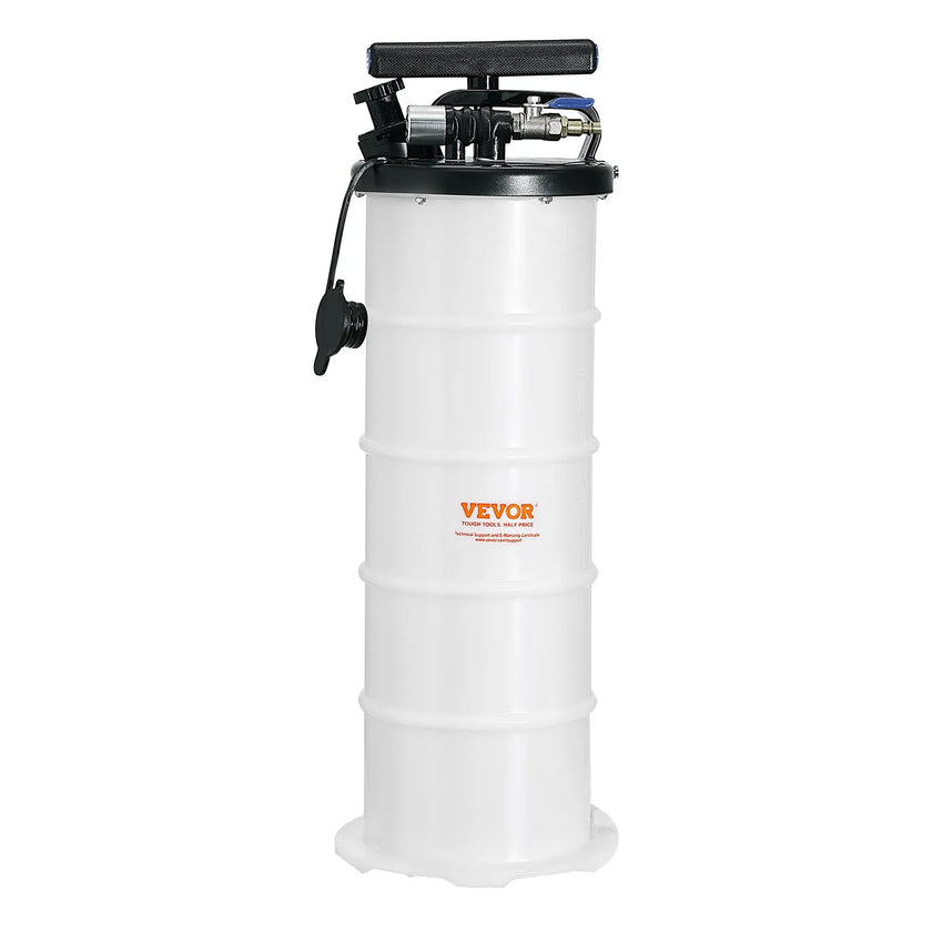 VEVOR Fluid Extractor, 1.74 Gallons (6.5 Liters), Pneumatic/Manual Oil Changer Vacuum Fluid Extractor with Dipstick and Suction Hose, Oil Extractor Change Pump for Automotive Fluids Vacuum Evacuation