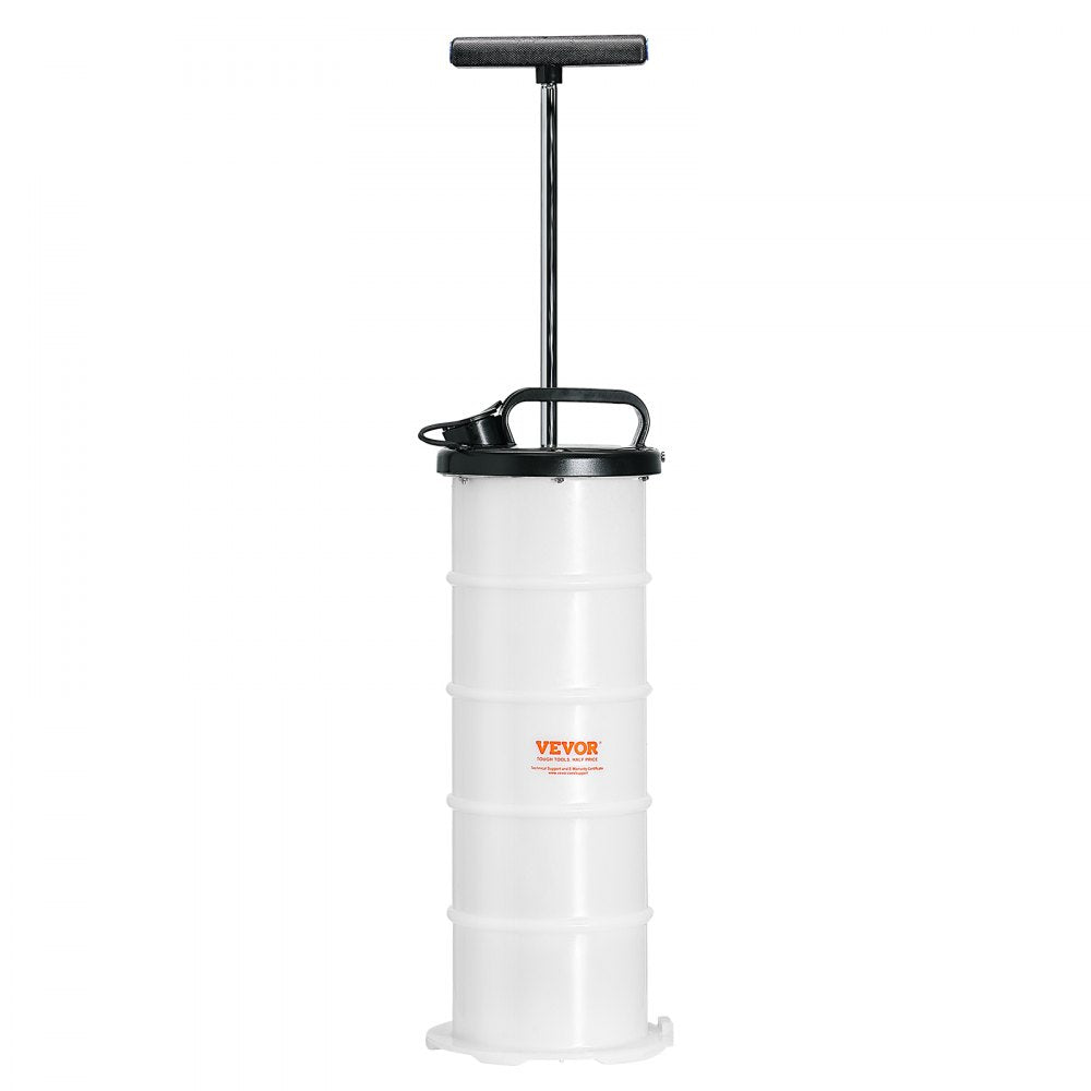 VEVOR Fluid Extractor, 1.74 Gallons (6.5 Liters), Manual Hand-Operated Oil Changer Vacuum Fluid Extractor with Dipstick and Hose, Oil Extractor Change Pump for Automotive Fluids Vacuum Evacuation