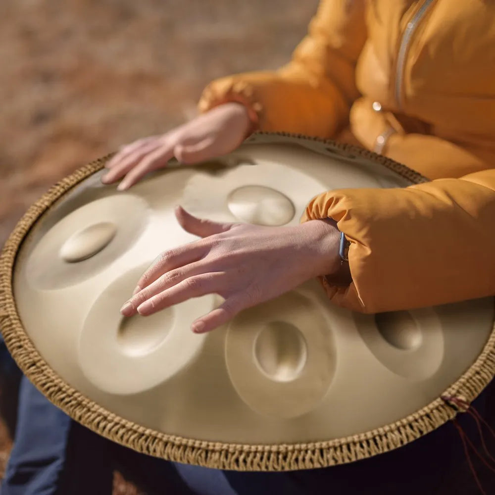 VEVOR Handpan Drum 22 in 10 Notes D Minor Hand Drum Instrument with Mallet